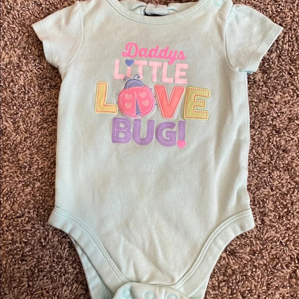 Baby Girl Unicorn Onesie Bundle 0-3 Month Lot of Four